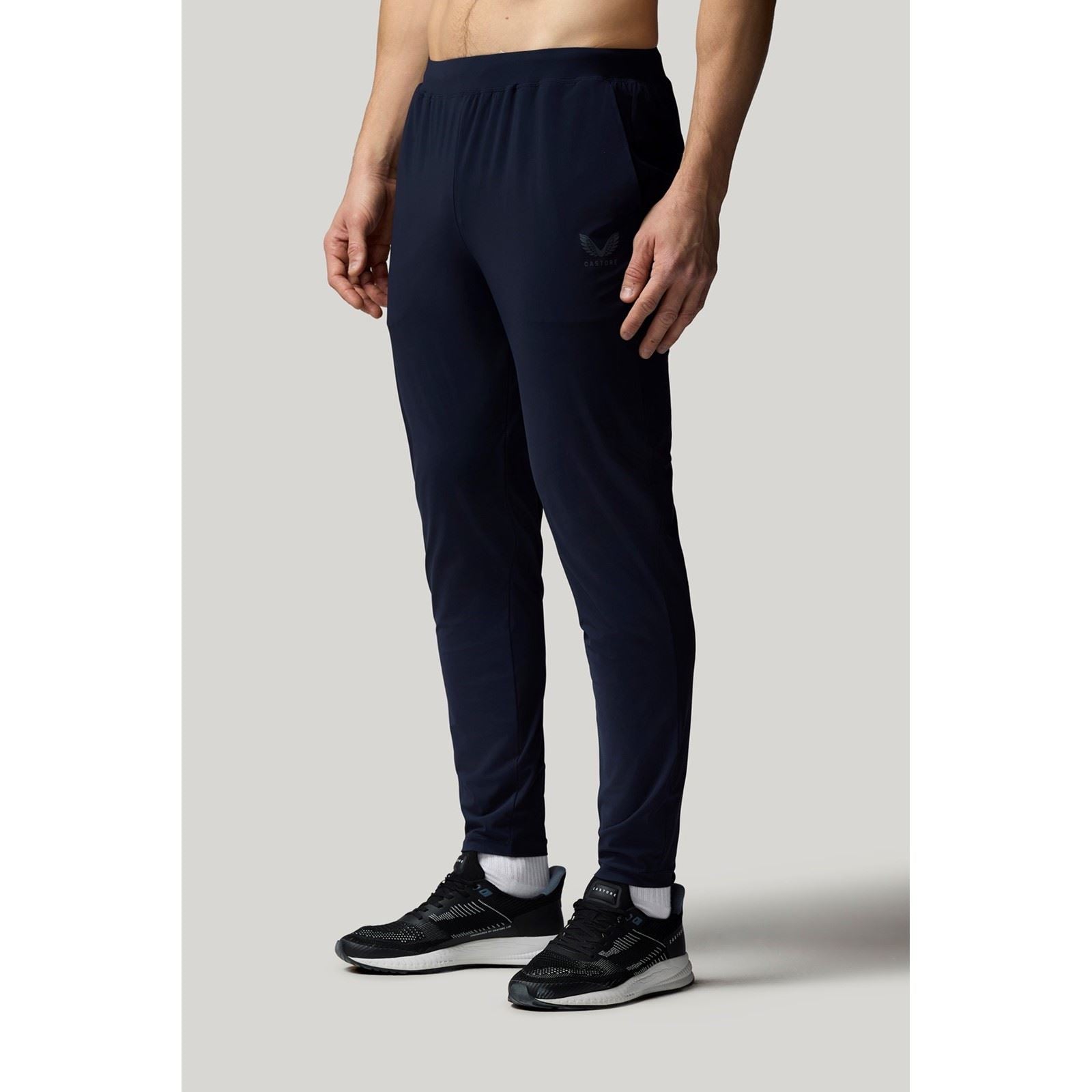 Castore Tech Training Pantalons De Sport Bleus Pour Hommes