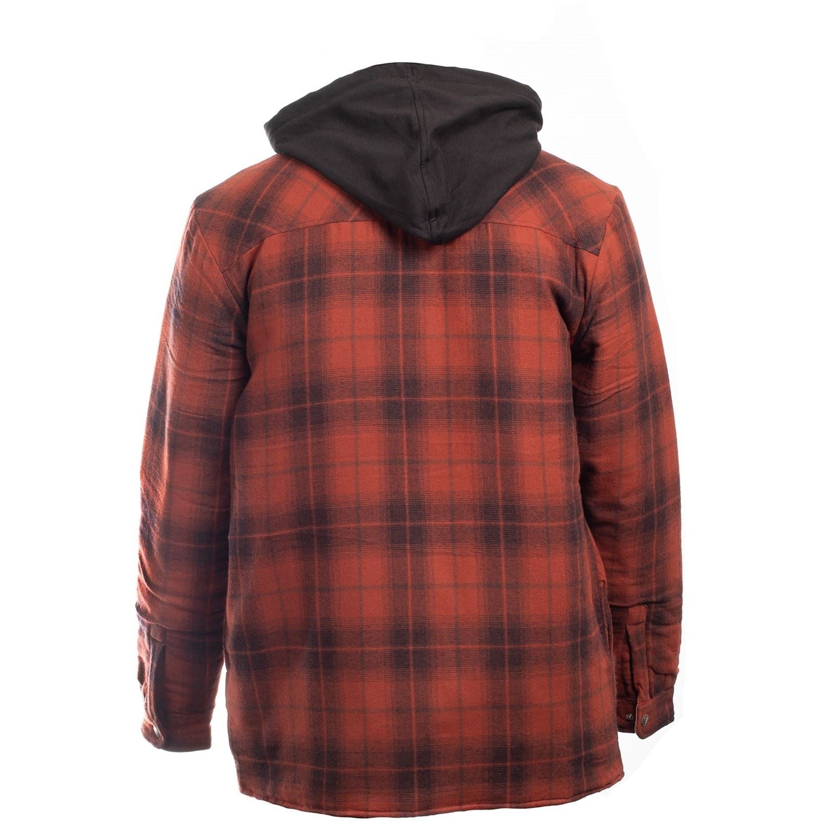 Dickies Fleece Hood Flannel Veste Chemise Rouge Pour Homme
