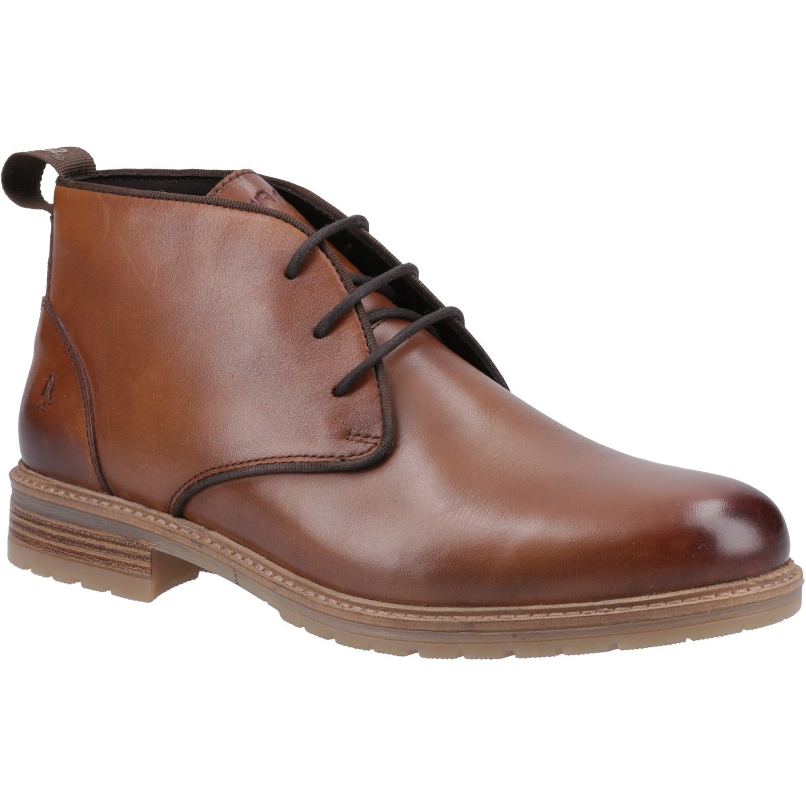 Hush Puppies Ricky Chaussures De Cheville Pour Homme En Cuir Beige