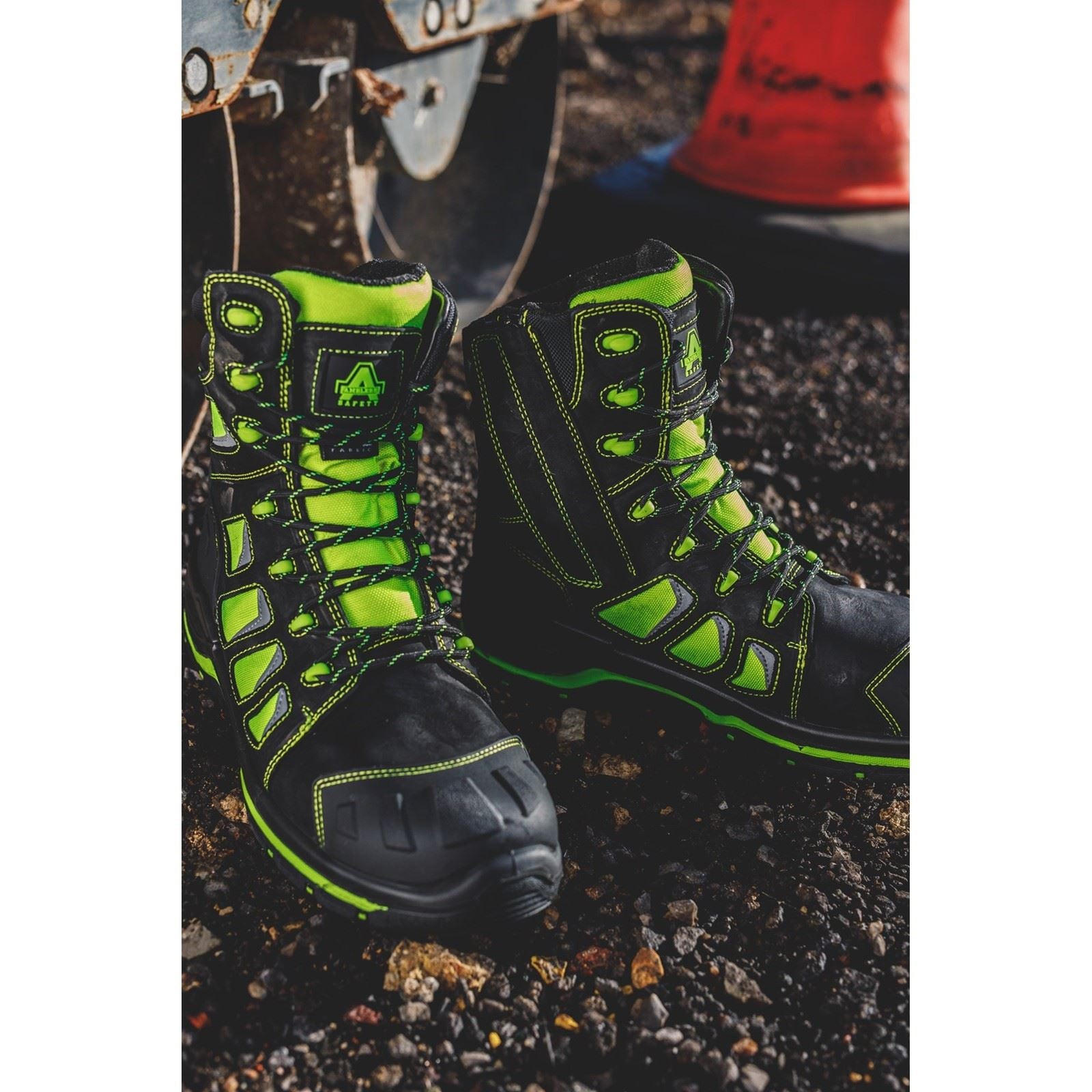 Amblers Safety  Bottes De Sécurité En Cuir Jaune Beacon