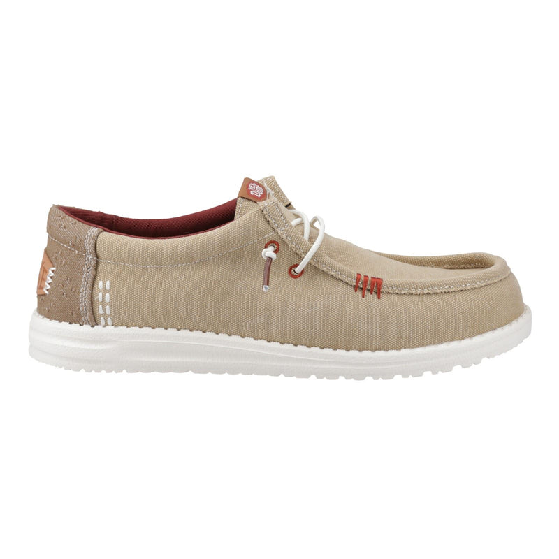 HEYDUDE Wally Workwear Mocassins Pour Hommes En Mélange De Polyester Encens/Multicolores