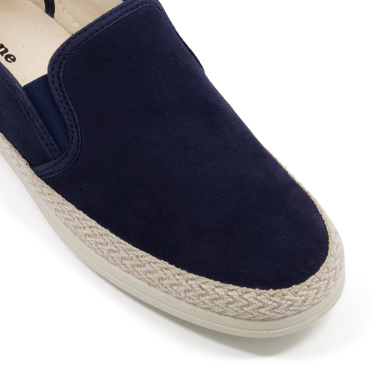 Dune Francisco Baskets Homme En Daim Bleu Marine