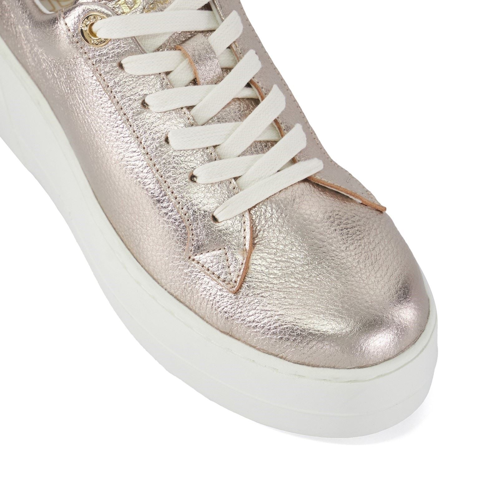 Dune Episode Chaussures De Sport En Cuir Pour Femmes Dorées