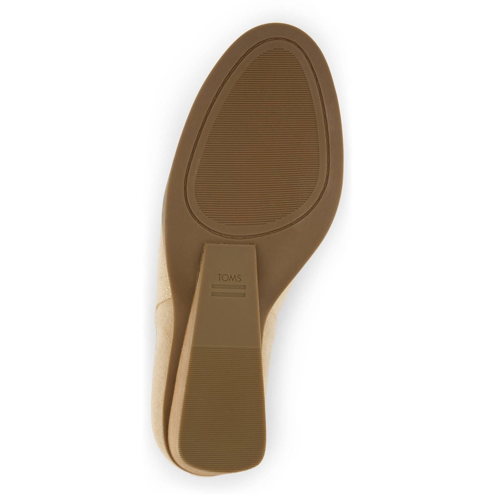 TOMS Goldie Bottines À Talons En Sable Pour Femmes En Textile
