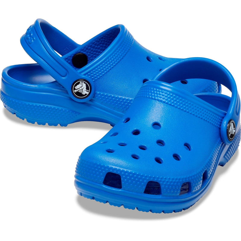 Crocs Toddler Classic Des Mocassins Thermoplastiques Bleus Bolt