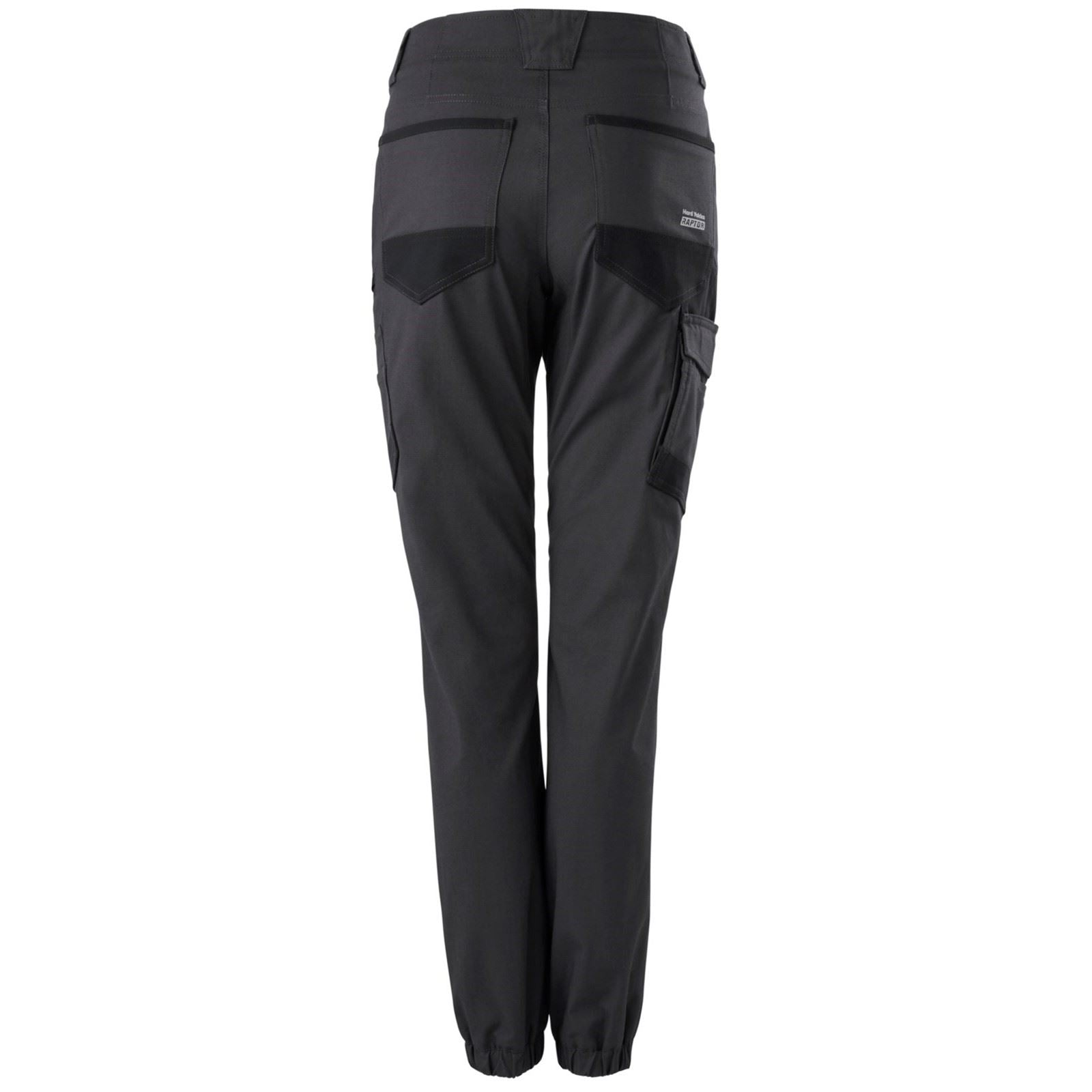 Hard Yakka Raptor Cuffed Pantalon Outdoor Noir En Coton Pour Femmes