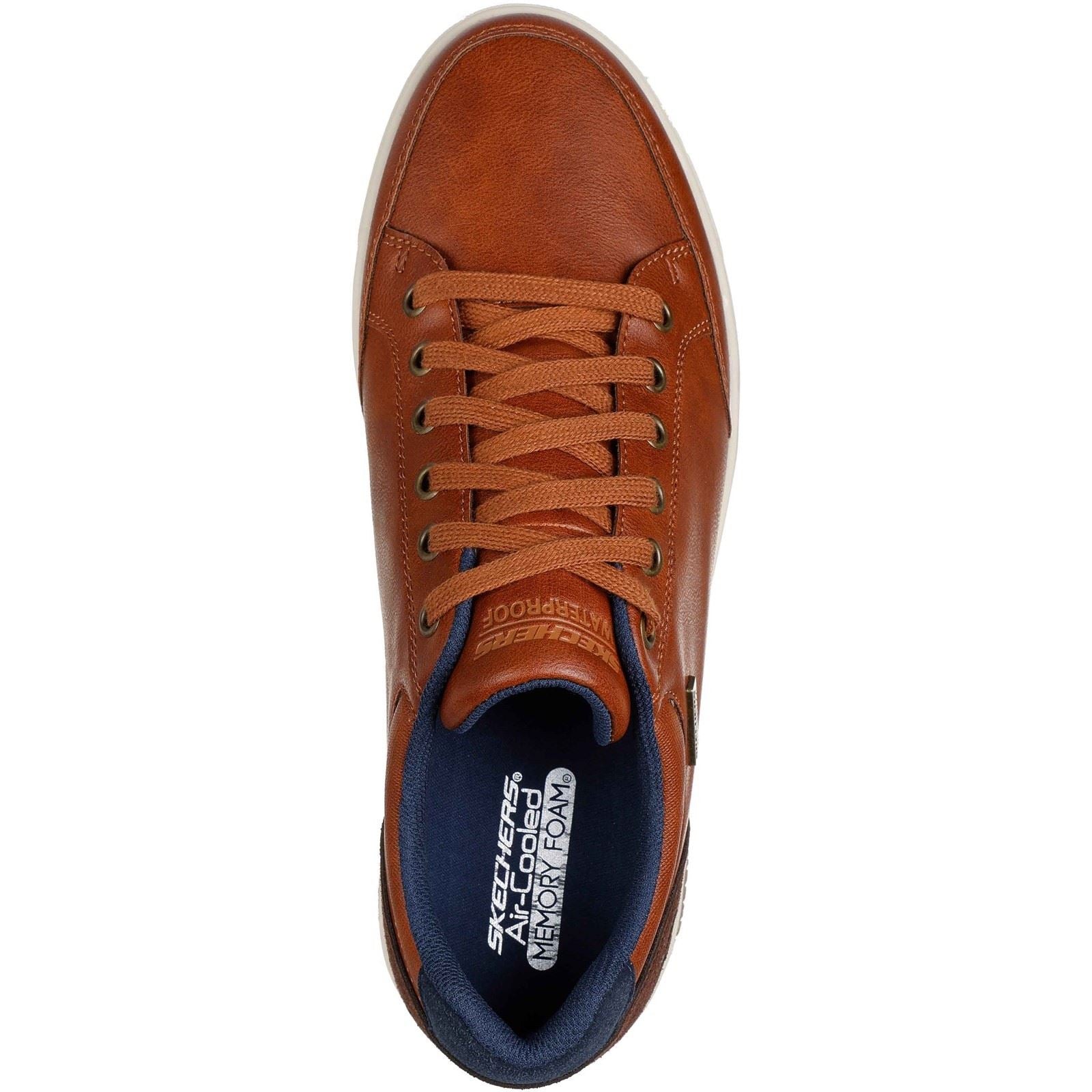 Skechers Cavell Sparkman Chaussures À Lacets Pour Hommes En Polyuréthane