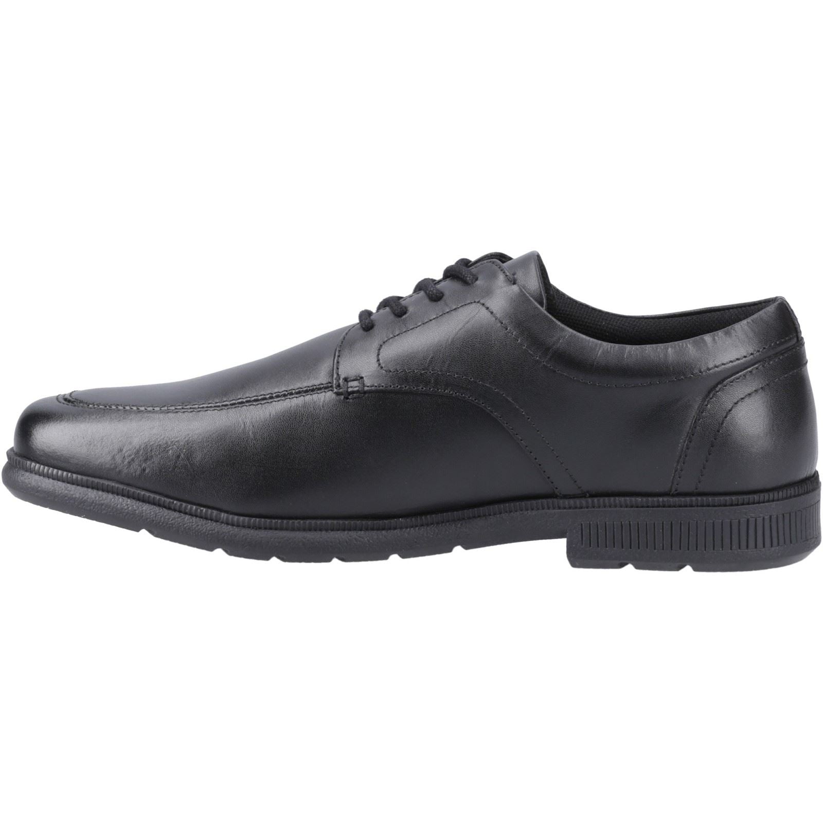 Pod Hornet Chaussures Noires Pour Garçons En Cuir.
