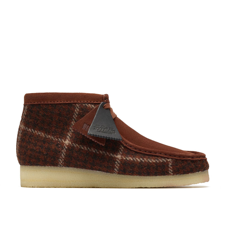 Clarks Originals Wallabee Chaussures Pour Homme Marron En Textile