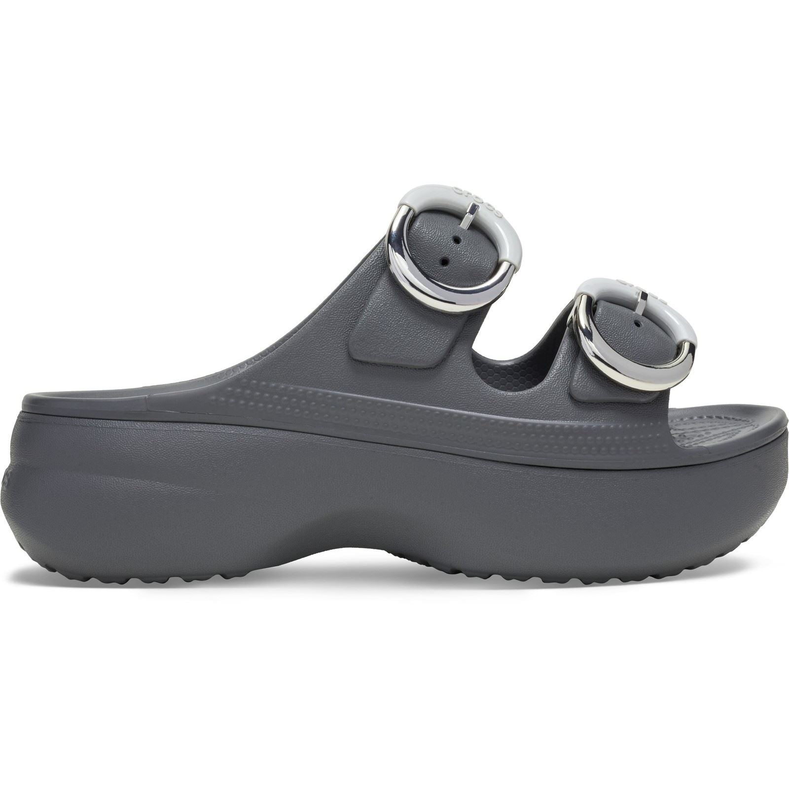 Crocs Saturday Platform Buckle Sandales En Carbone Pour Femmes Eva