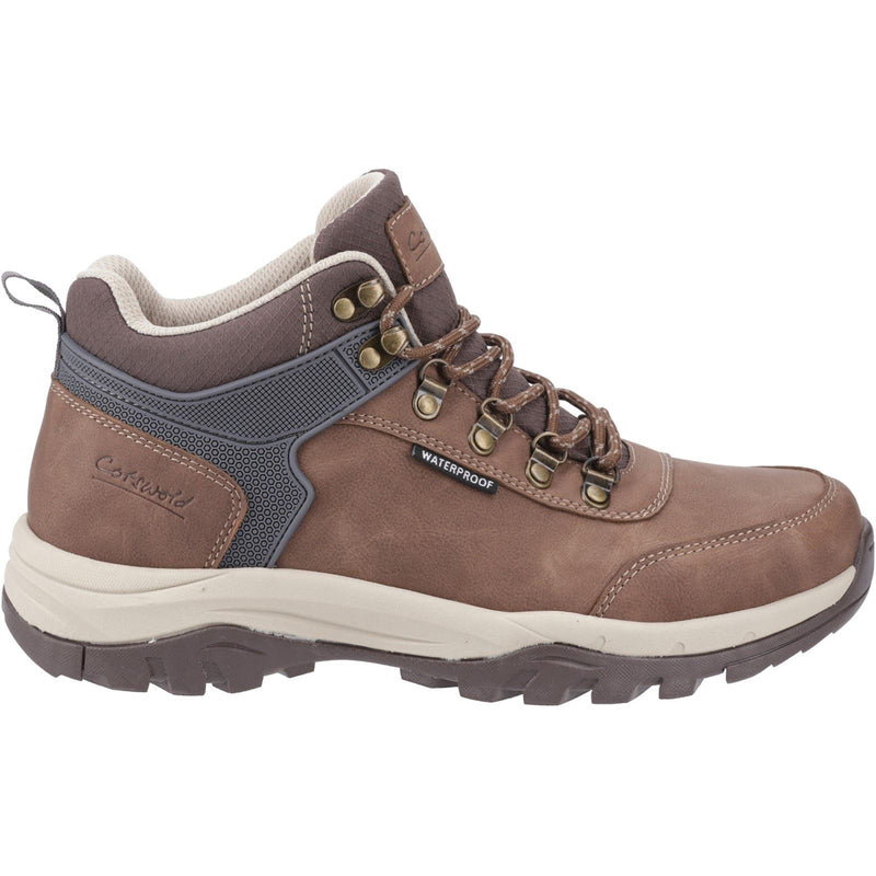 Cotswold Overbury Bottes De Randonnée Pour Hommes En Polyuréthane Marron