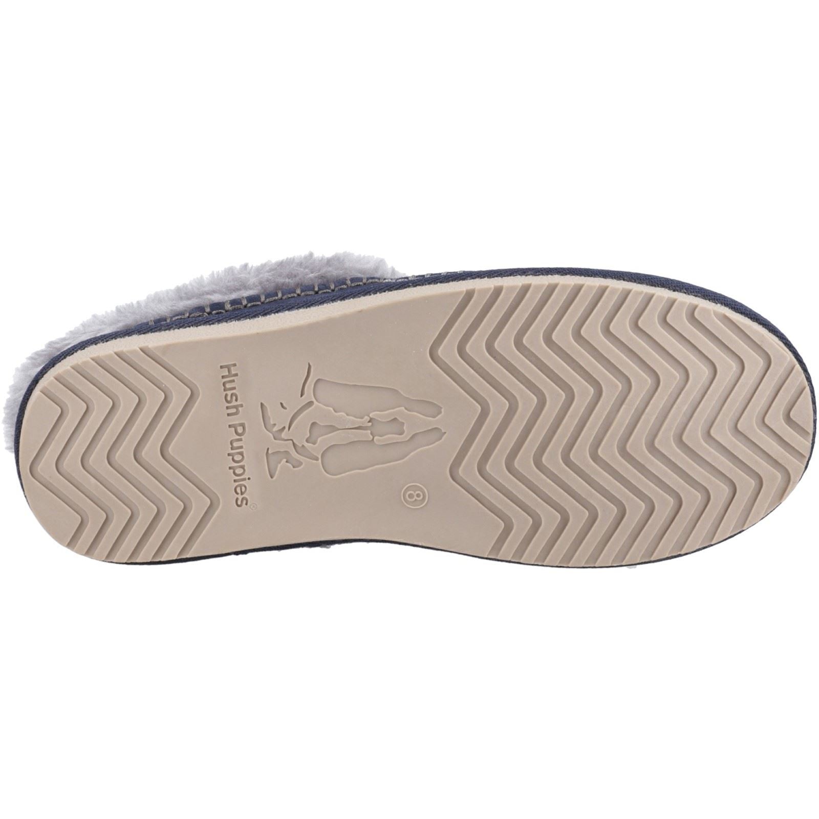 Hush Puppies Atticus Chaussons Homme En Daim Bleu Marine