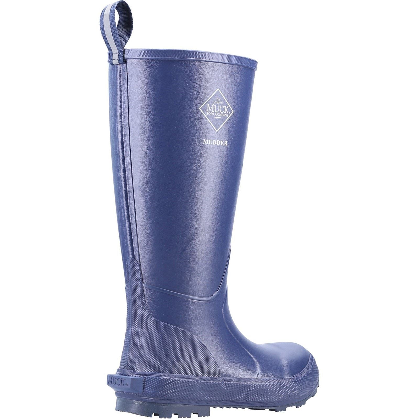Muck Boots Mudder Tall Bottes En Caoutchouc Bleu Marine