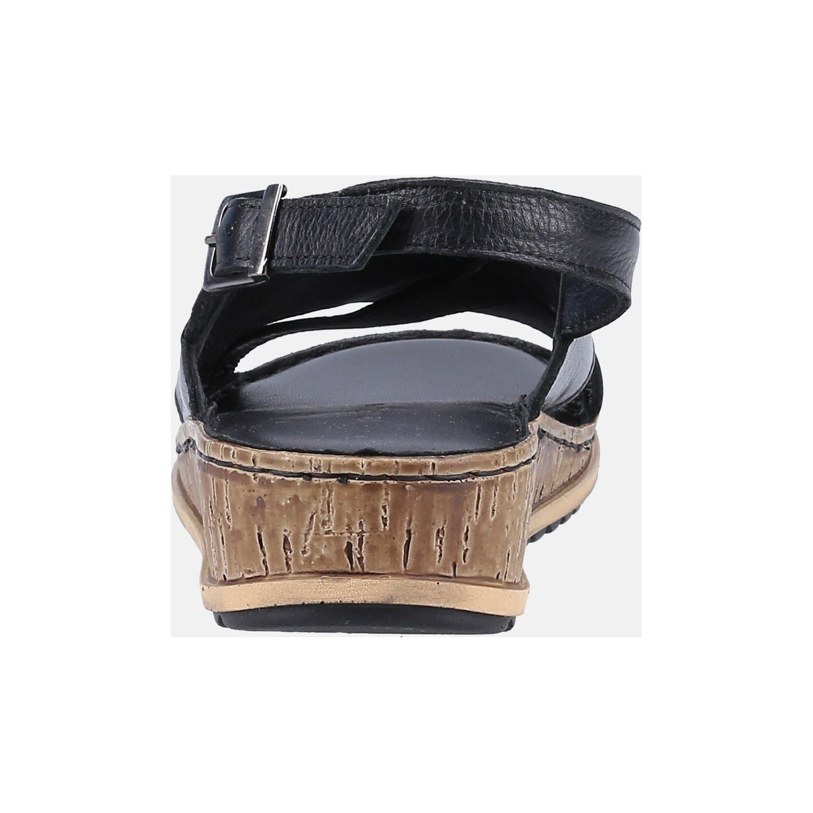 Hush Puppies Elena Escarpins Compensés Noirs Pour Femmes En Cuir