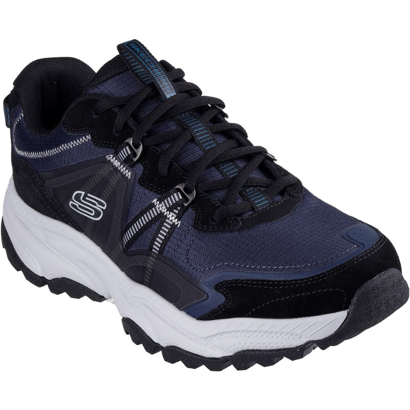 Skechers Vigor AT Richwood Chaussures De Randonnée En Cuir Pour Homme, Bleu Marine/Gris