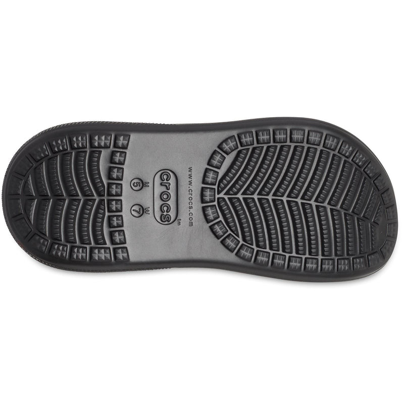 Crocs Classic Crush Les sabots noirs pour femmes Eva