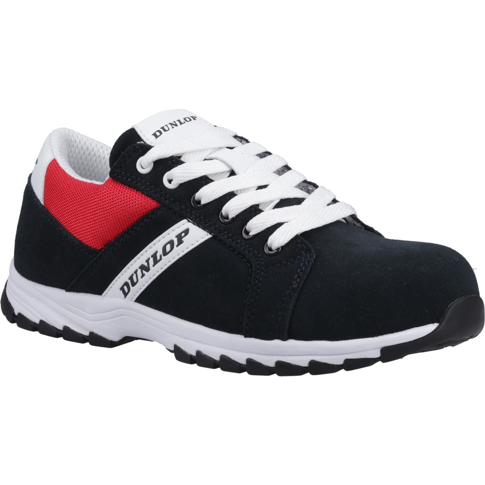 Dunlop Street Response Basket De Sécurité Pour Homme Suede Bleu Marine/Rouge/Blanc