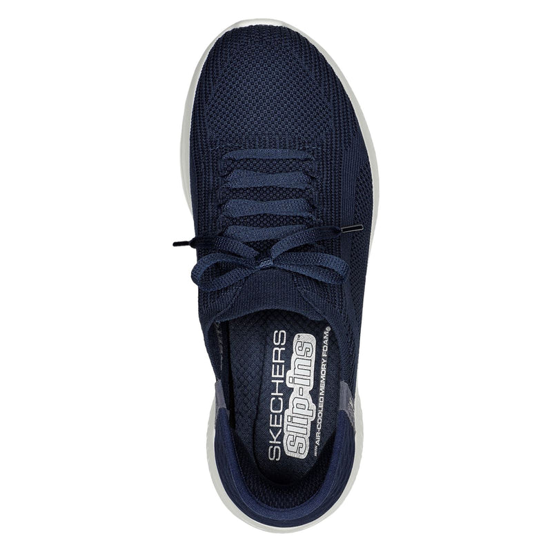 Skechers Ultra Flex 3.0 Brilliant Path Sneakers En Toile Pour Femmes De Couleur Marine