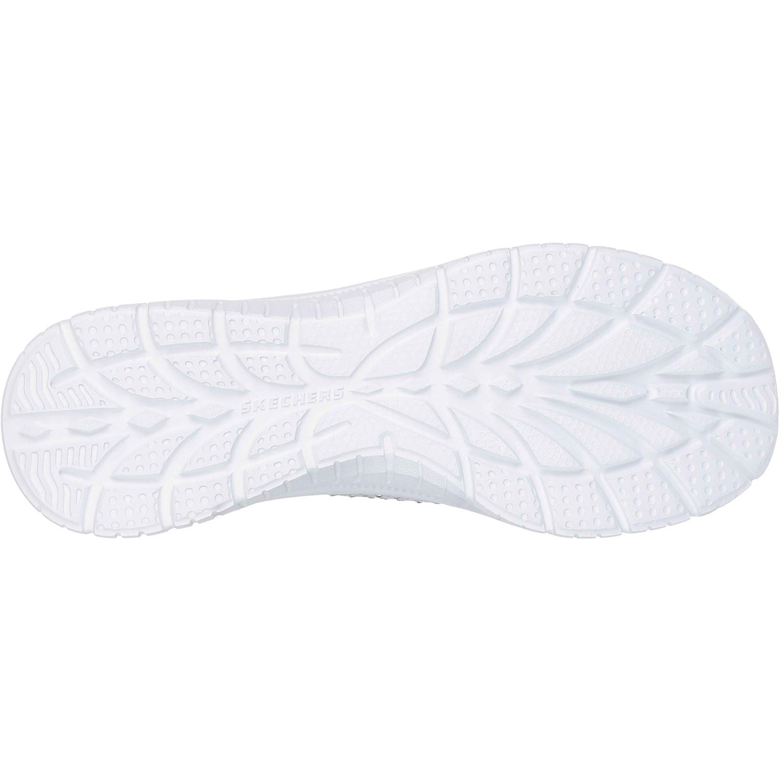 Skechers Virtue Icon Baskets Blanches/Argent Pour Femmes En Textile