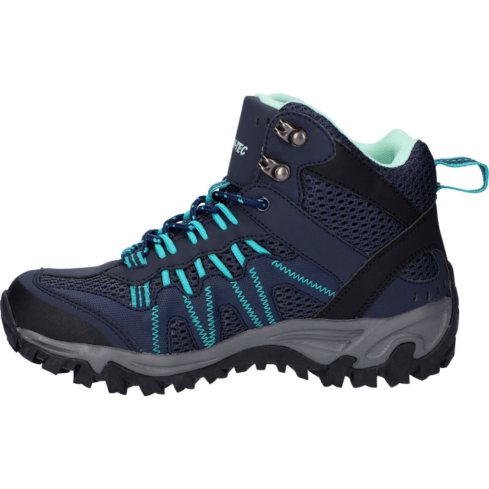 Hi-Tec Jaguar Mid Bottes De Randonnée Pour Femme En Polyester Sky Captain/navigate