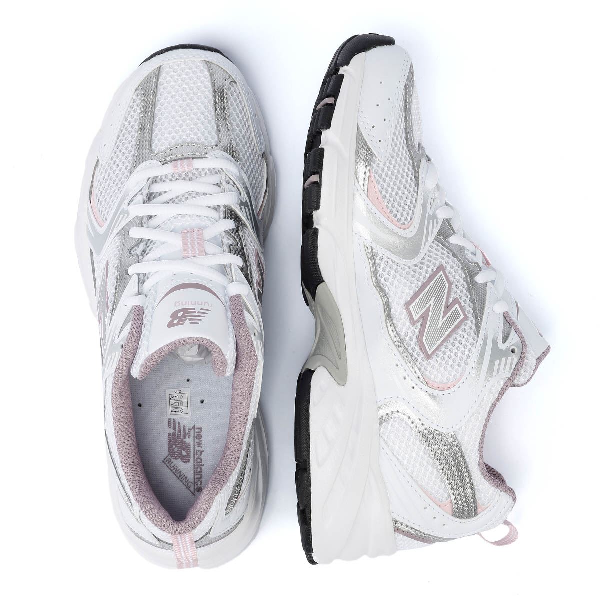 New Balance 530 Sneakers Blancs/Rose Pour Femmes