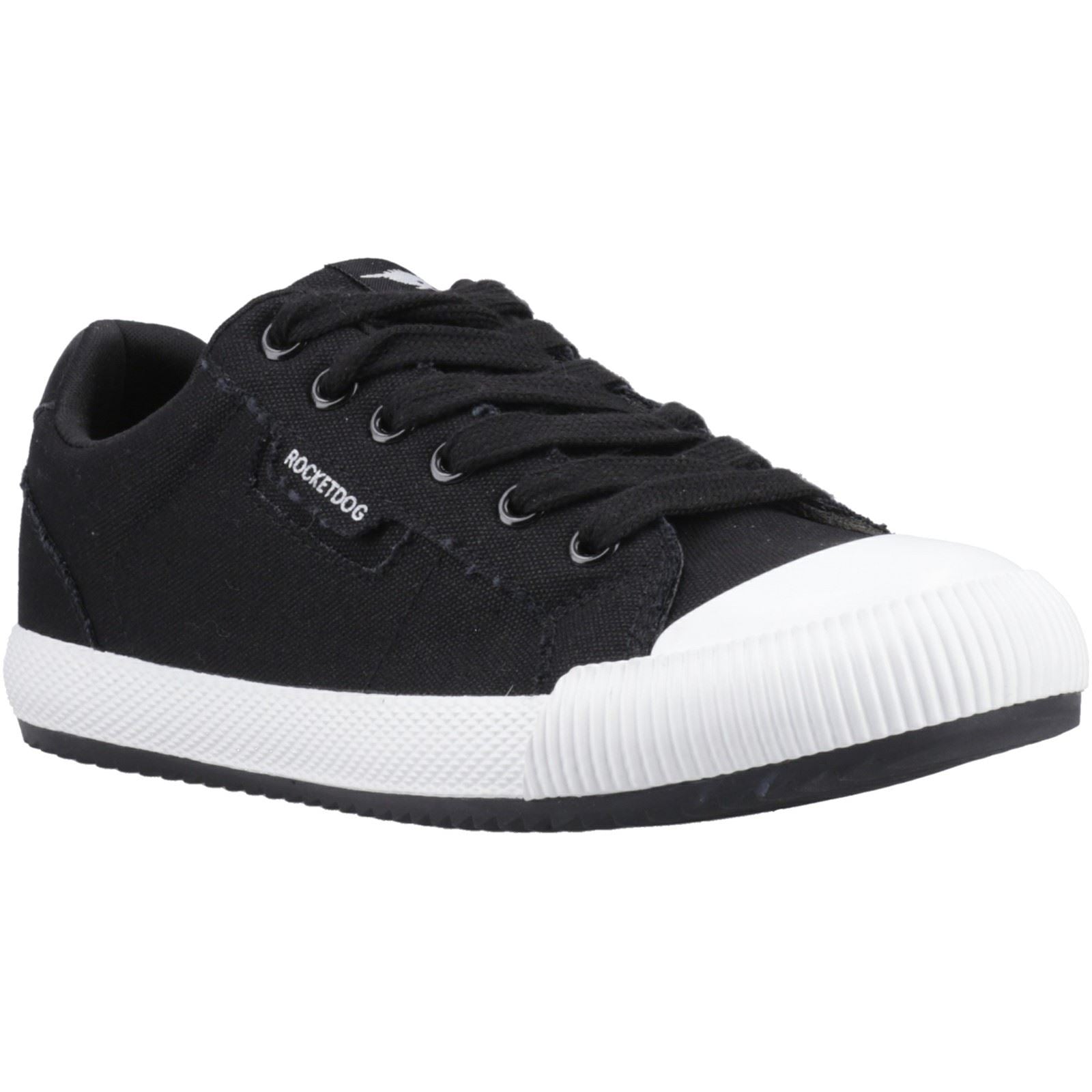 Rocket Dog Cheery Low Baskets Noires Pour Femmes En Coton