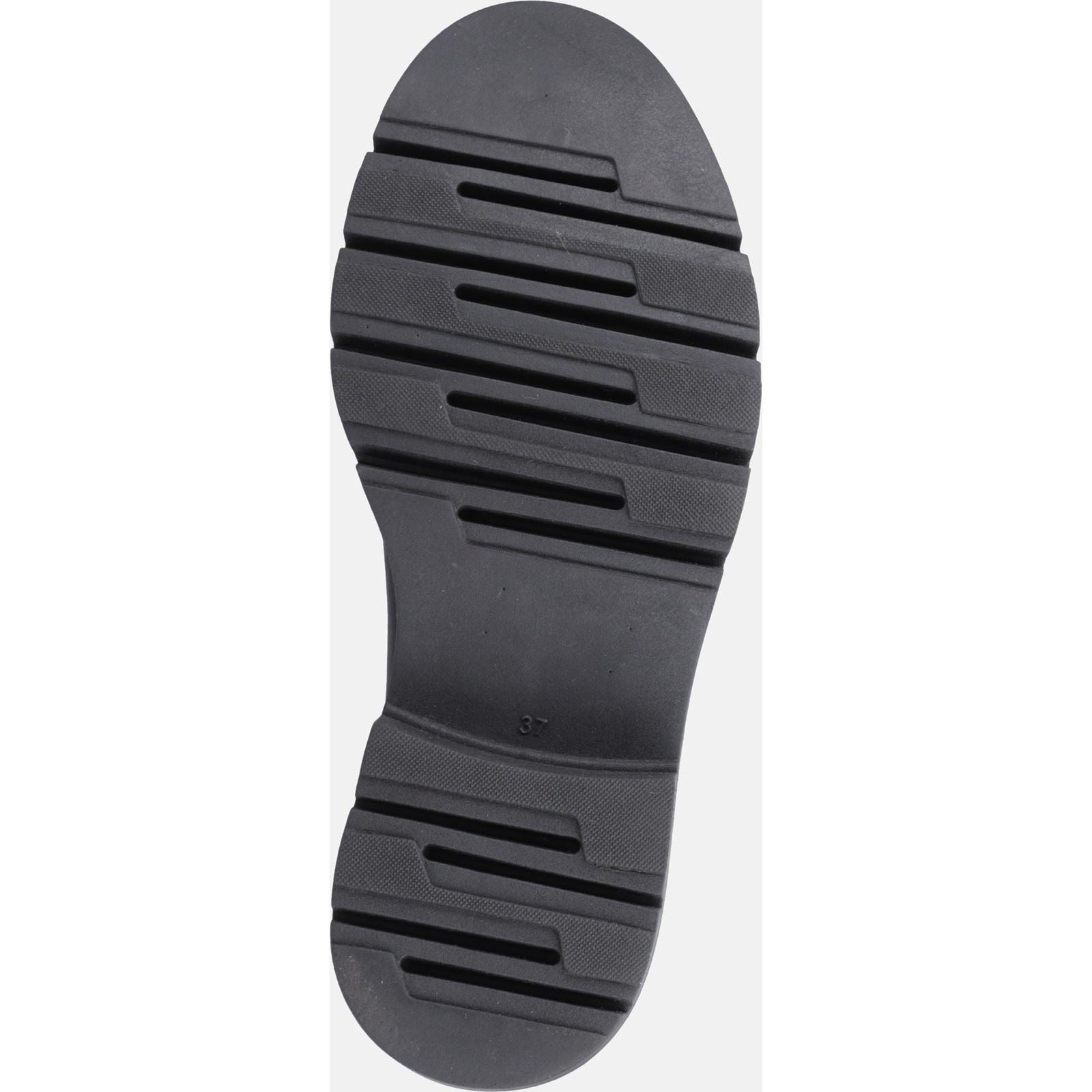 Hush Puppies Raya Chelsea Bottes Noires En Cuir Pour Femmes