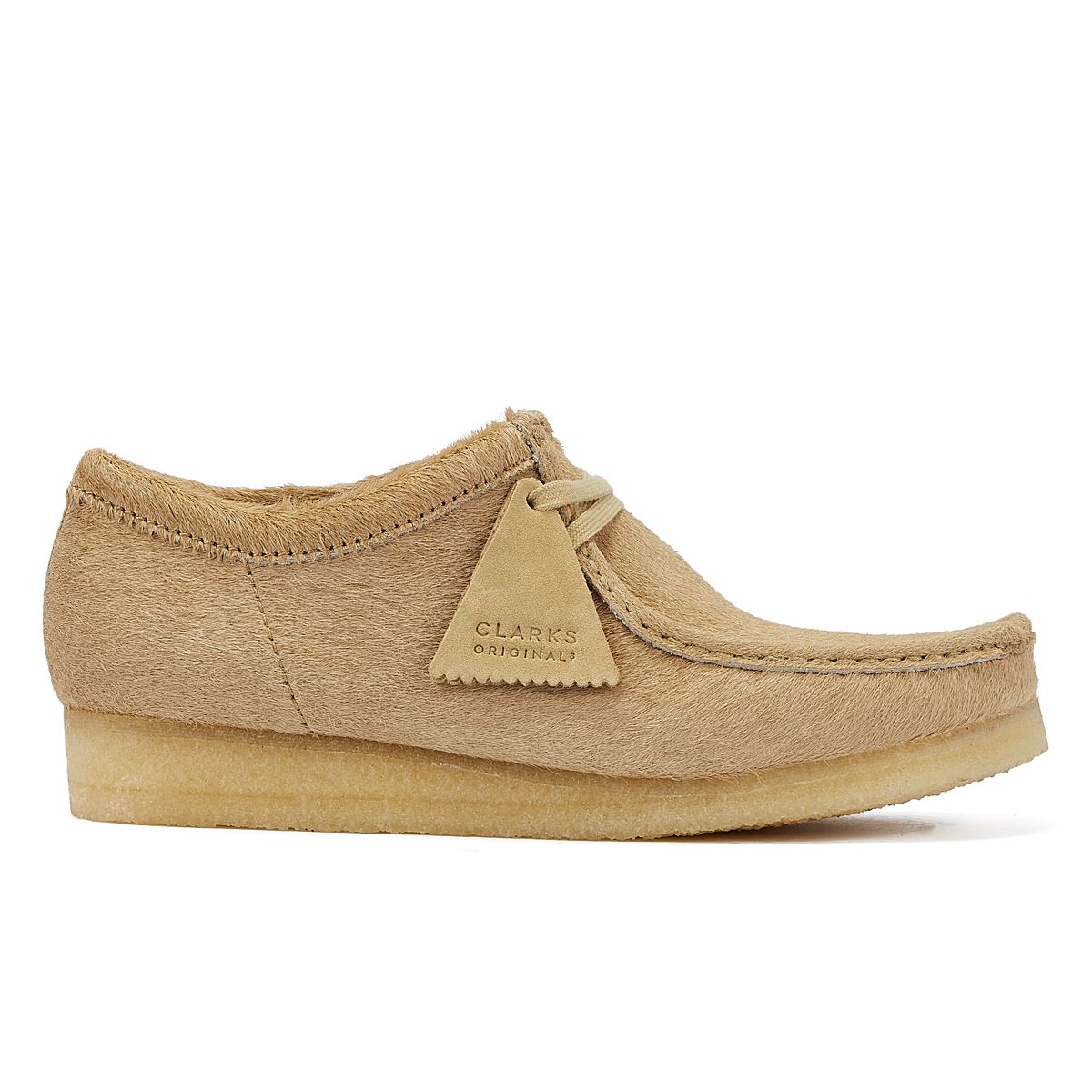 Clarks Originals Chaussures À Lacets Wallabee En Cuir Pour Hommes Couleur Érable