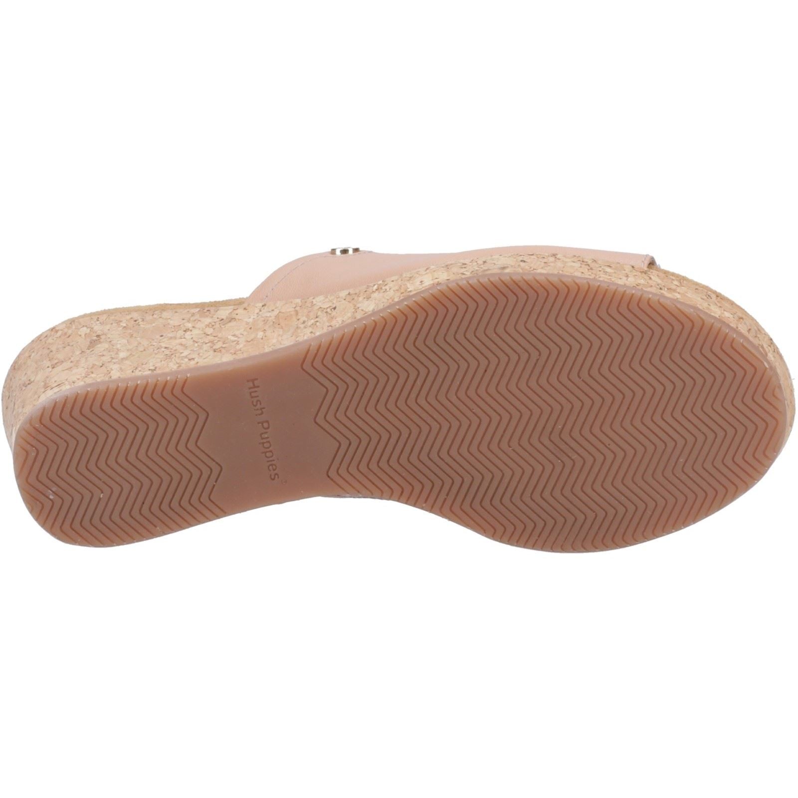 Hush Puppies Willow Féminines En Cuir Café Crème