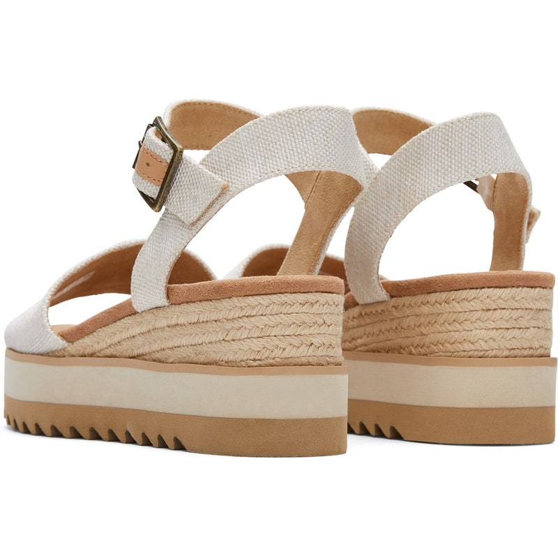 TOMS Diana Compensées Naturelles Pour Femmes