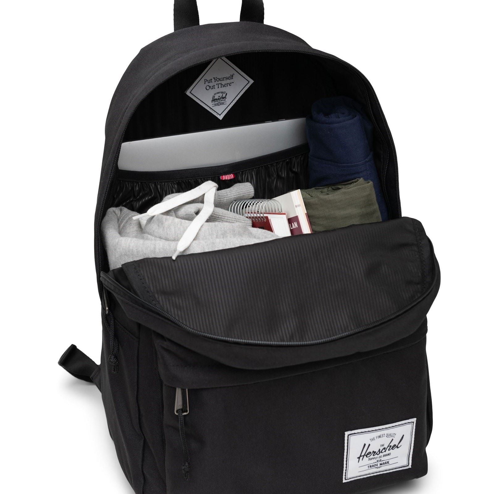 Herschel Bags Herschel Classic XL Sac À Dos Noir En Polyester Unisexe Pour Adultes