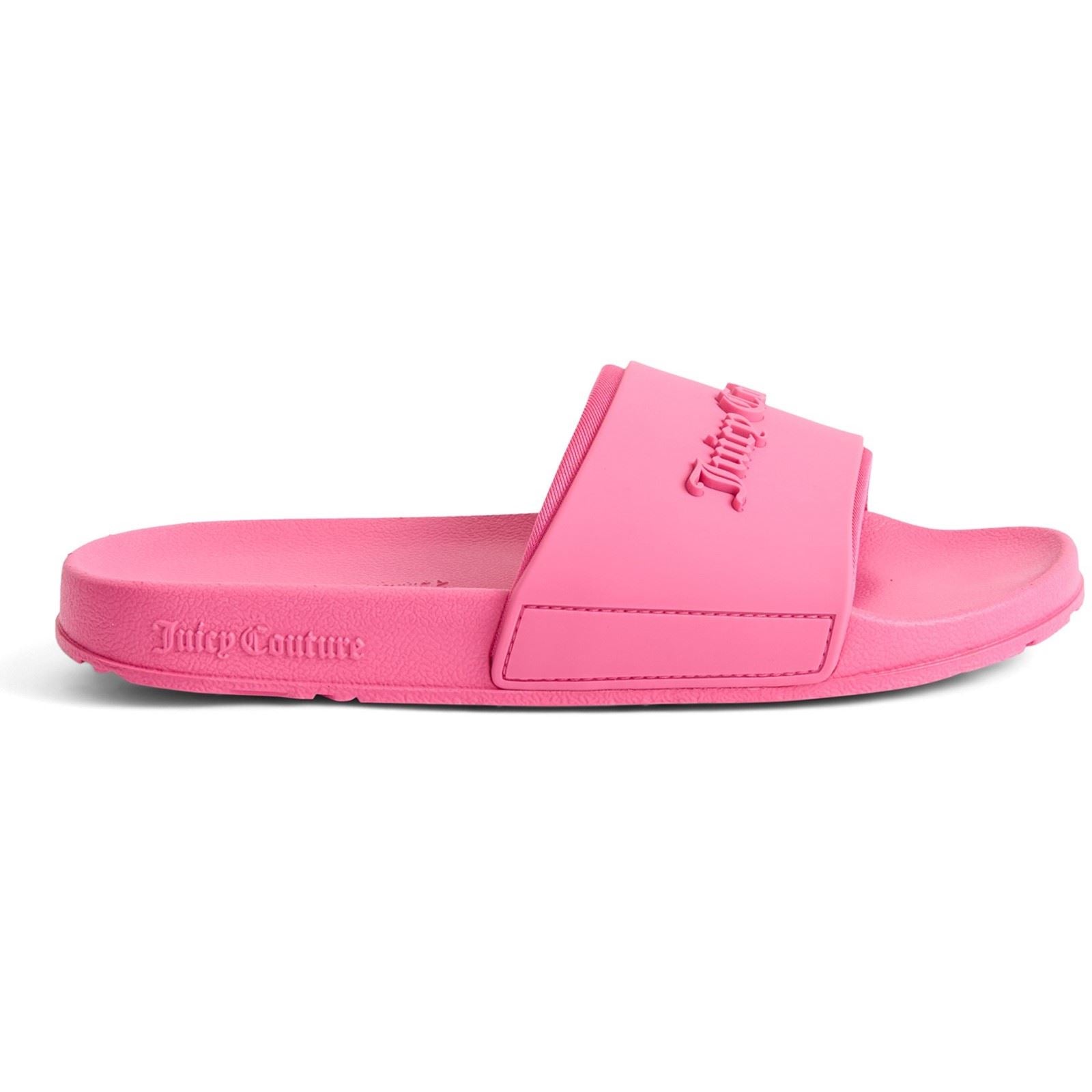 Juicy Couture Embossed Sandales Femme Rose Lumineux En Pvc