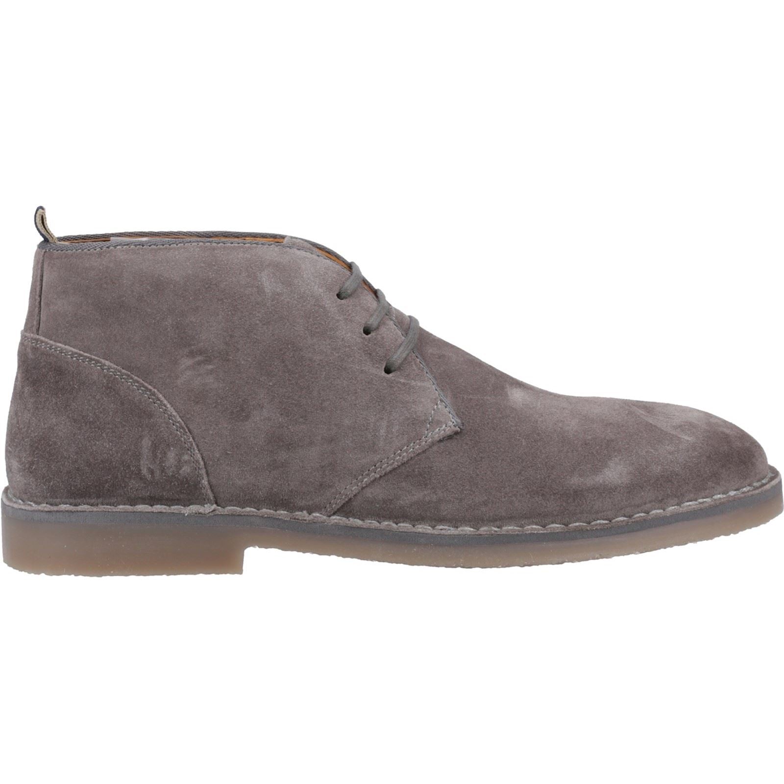 Dune Cashed Bottes En Daim Grises Pour Hommes
