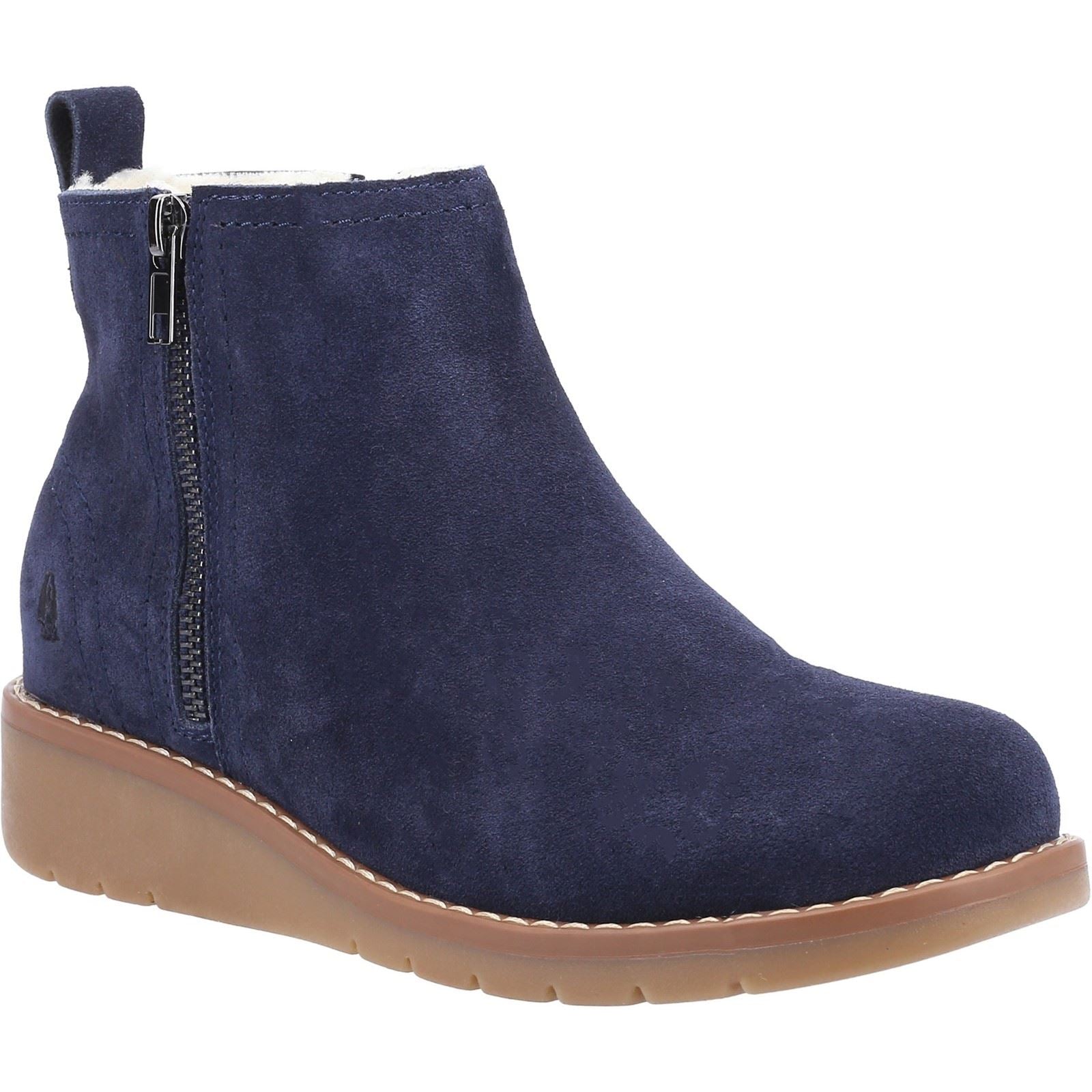 Hush Puppies Libby Bottes En Daim Pour Femmes, Couleur Marine