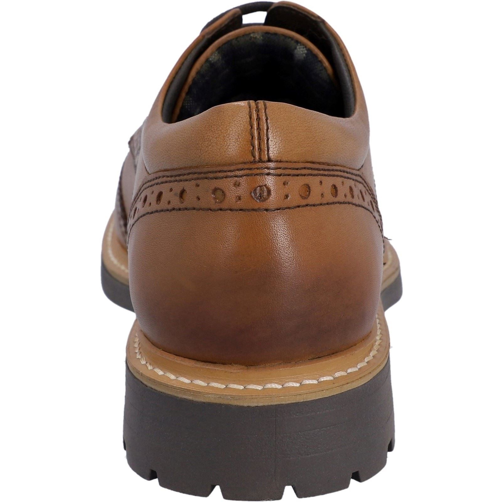Hunter Cawdor Chaussures Brogues En Cuir Pour Hommes, Couleur Fauve