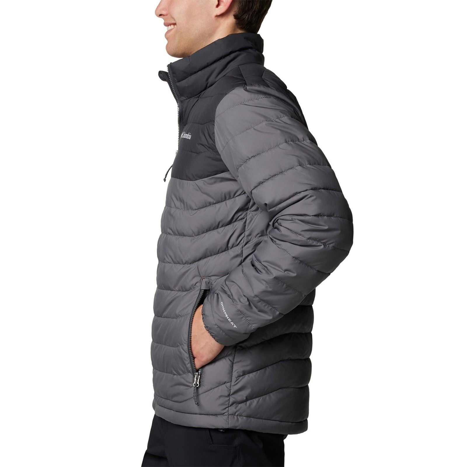 Columbia Powder Lite II Jacket Veste Matelassée Grise Pour Homme