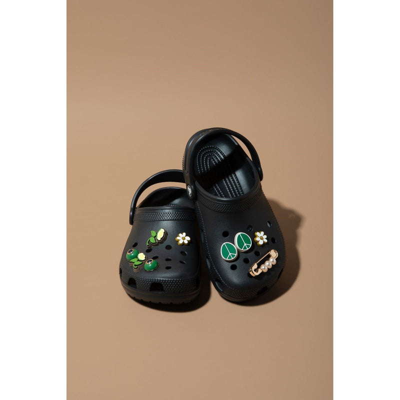 Crocs Kids' Classic Mocassins Noirs En Thermoplastique