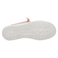 HEYDUDE Wendy Canvas Mocassins Roses En Coton 100% Pour Femmes
