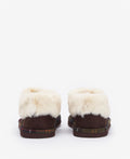 Barbour Eloise Chaussons Marron En Suédine Pour Femme