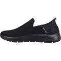 Skechers Go Walk Flex No Hands Baskets Noires Pour Hommes En Polyester