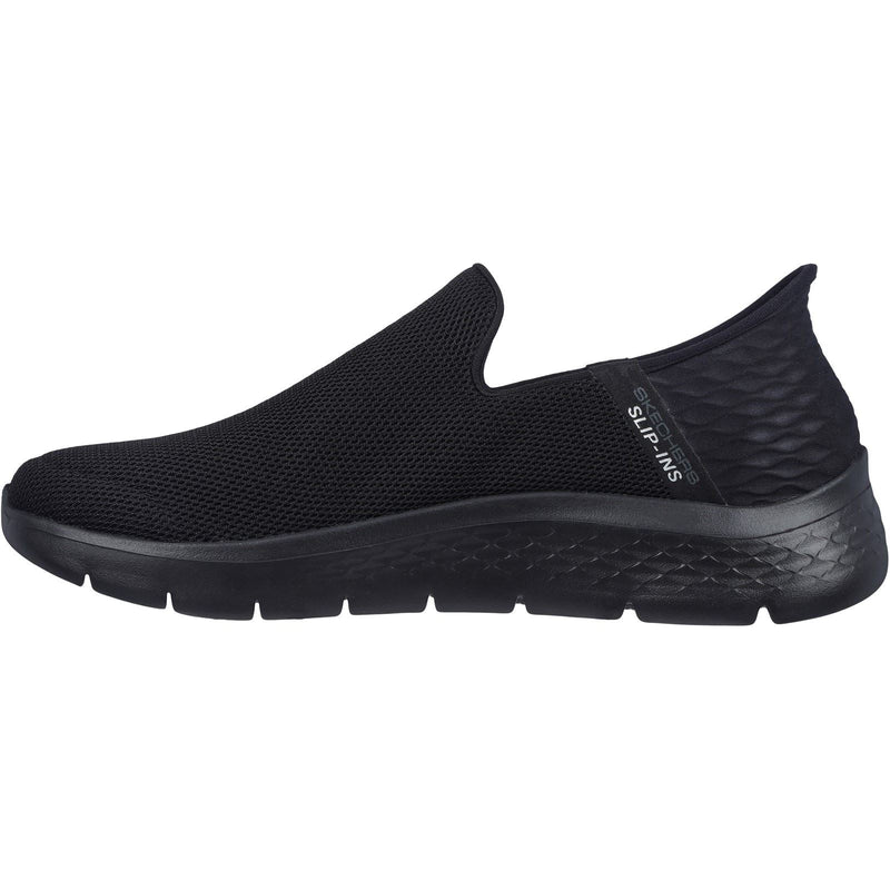 Skechers Go Walk Flex No Hands Baskets Noires Pour Hommes En Polyester
