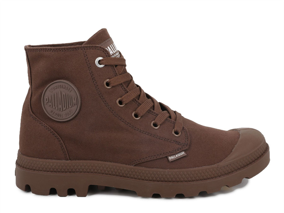 Palladium Mono Chrome Bottes Marron En Coton Pour Hommes