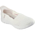 Skechers Seager Believe It Baskets Pour Femmes En Toile Blanc Cassé