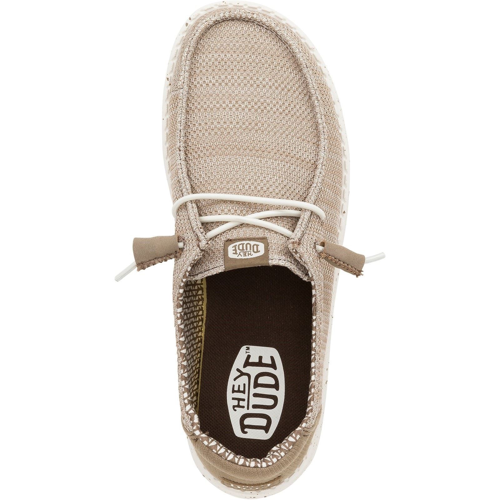 HEYDUDE Wendy Stretch Mesh Loafers En Noyer Pour Femmes En Polyester