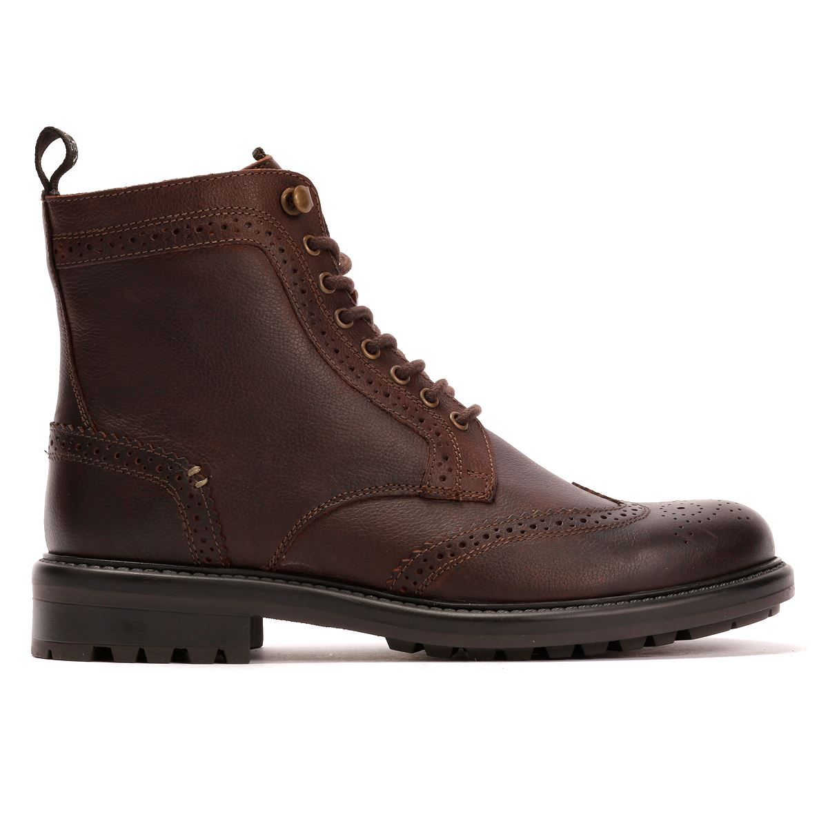 Osprey London The Professor Bottes En Cuir Pour Hommes Marron