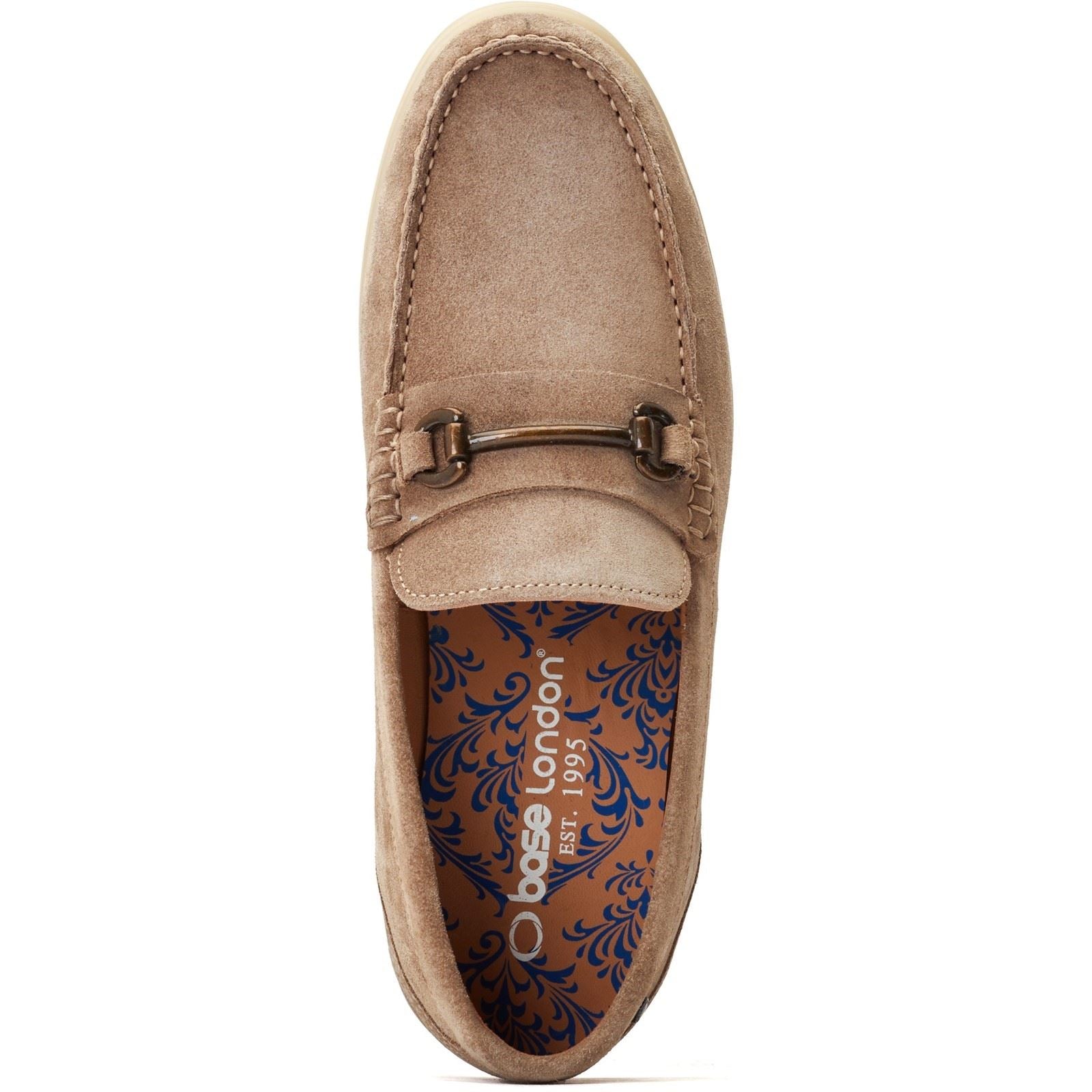 Base London Snapper Mocassins En Cuir Pour Hommes