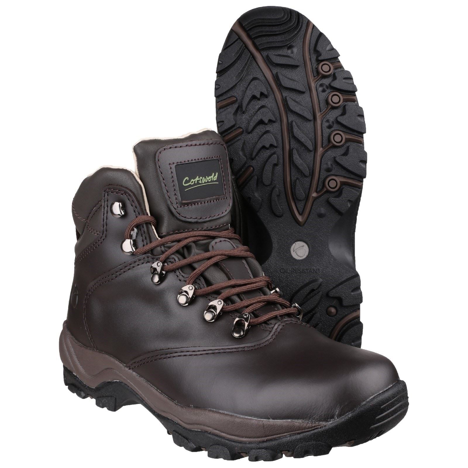 Cotswold Winstone Bottes De Randonnée En Cuir Pour Femme, Marron