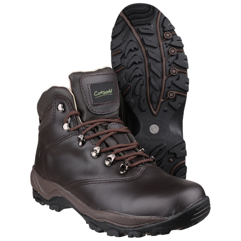 Cotswold Winstone Bottes De Randonnée En Cuir Pour Femme, Marron