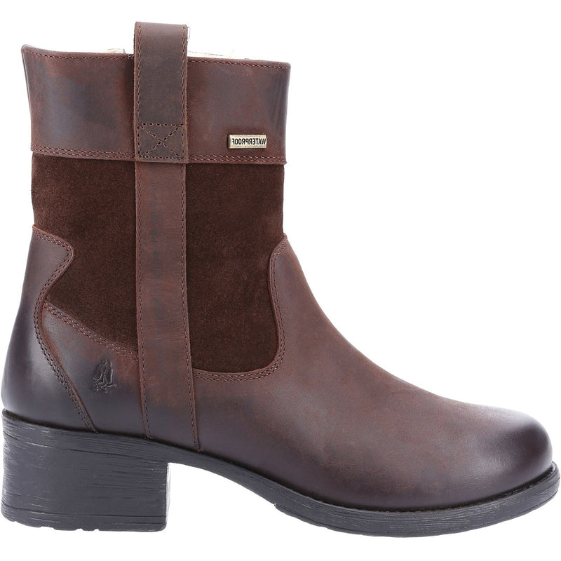 Hush Puppies Saskia Bottes En Daim Marron Pour Femmes