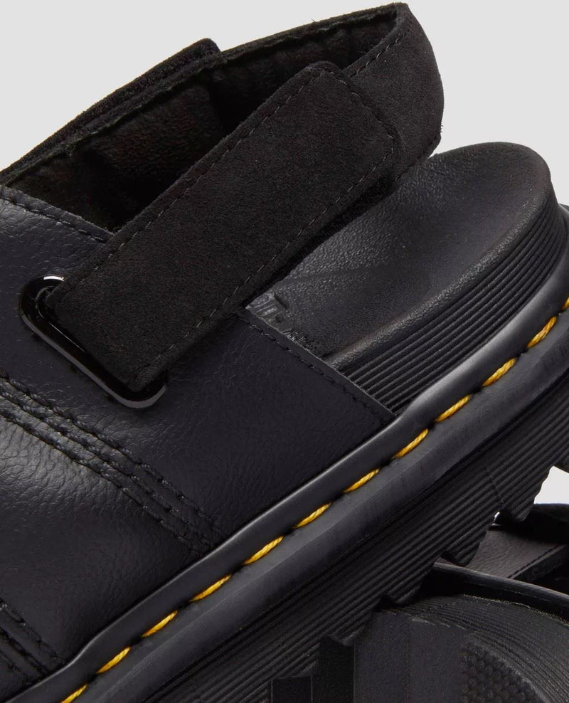 Dr. Martens Kole Sandales Noires En Cuir